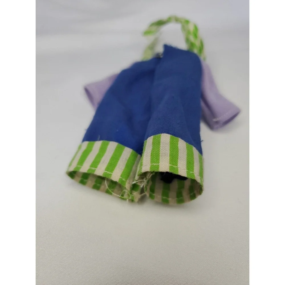 VINTAGE STRAWBERRY SHORTCAKE Huckleberry Pie‎ Doll CLOTHES OVERALLS
